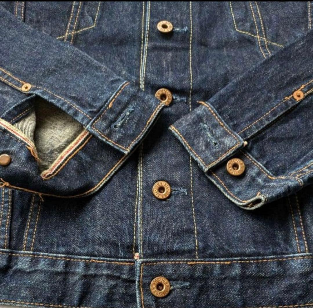 BIG JOHN ビッグジョン 0061　デニムジャケット Gジャン　Lサイズ