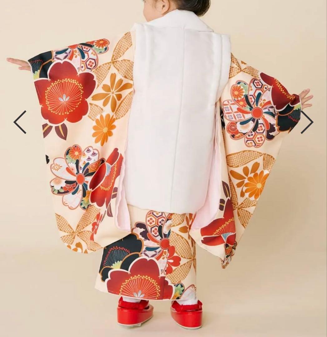 七五三 3歳　女の子　753 着物　MIMATSU 花ひめ　セット　フルセット