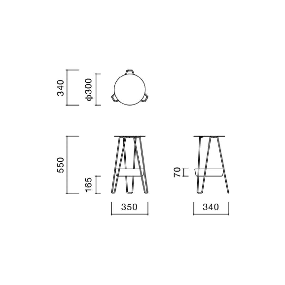 イデー IDÉE WALLABY SIDE TABLE ワラビー サイドテーブル