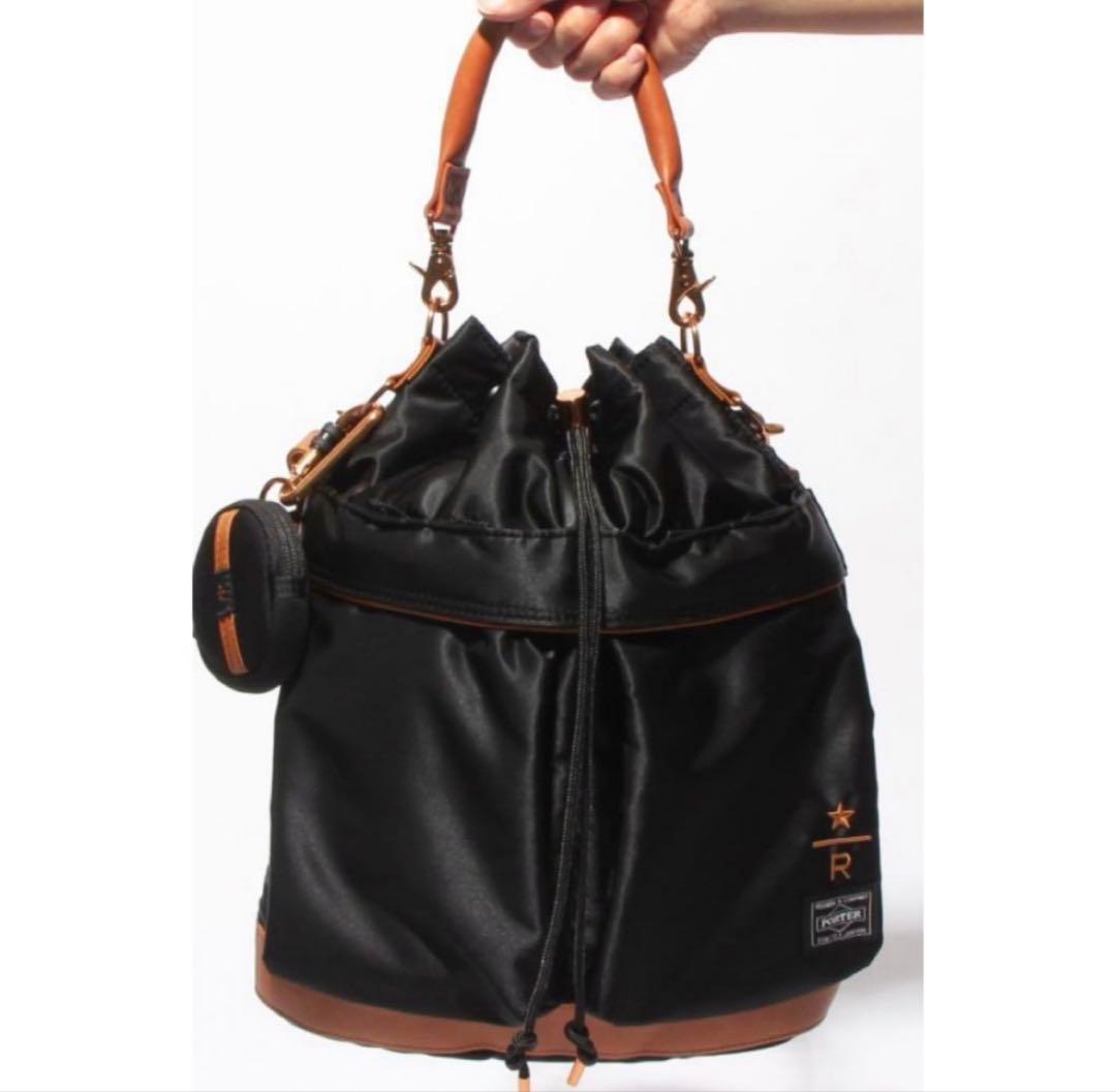 新品 PORTER starbucksコーヒービーンシェイプ2WAYツールバッグ