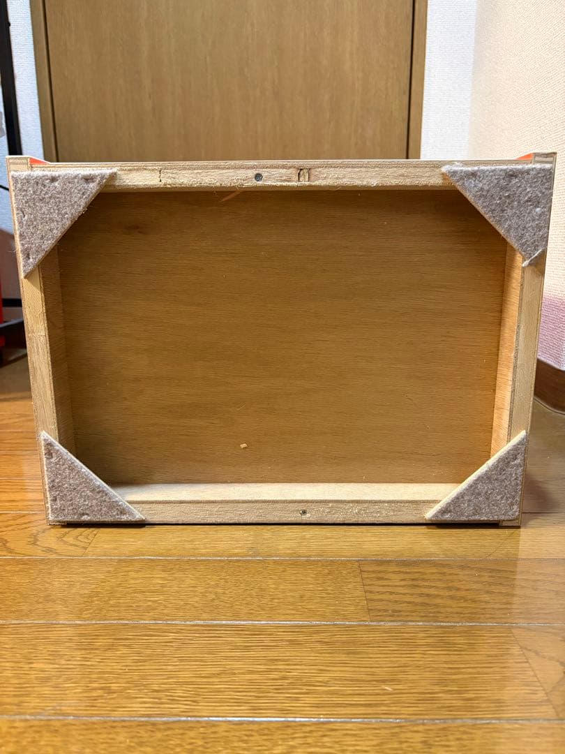 昭和レトロ　オレンジ色の棚