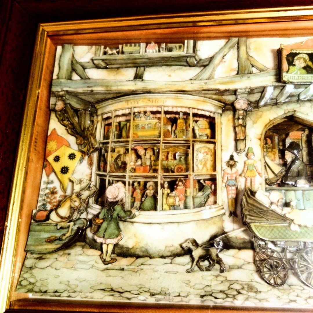 【アントンペック】4点　3Dアート　玩具店　蹄鉄店　演奏会　馬車