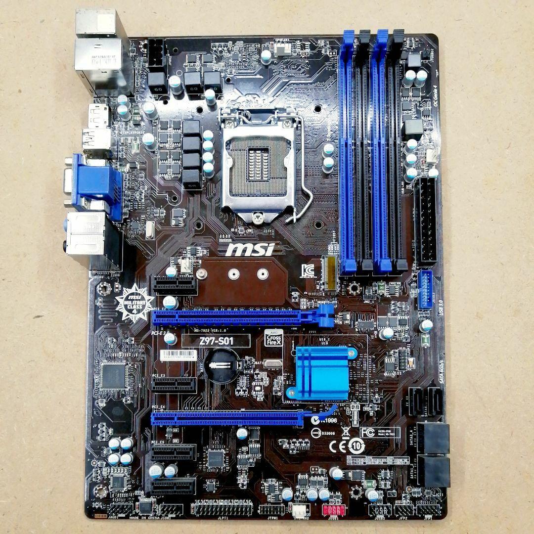 i7 4770＋マザーボード（Z97-S01）＋メモリ16gb＋cpuクーラー