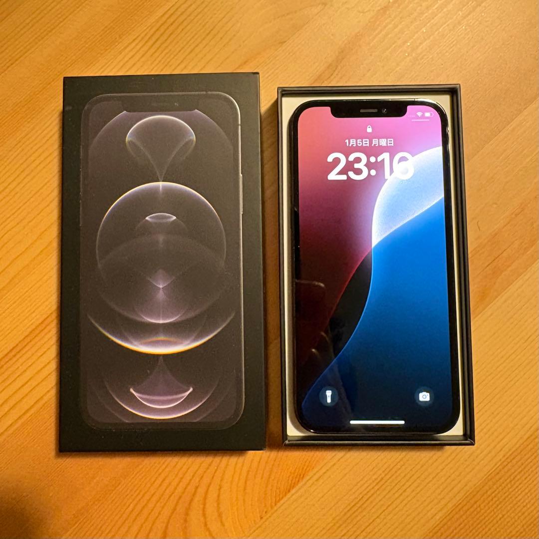 iPhone12Pro 512GB SIMフリー バッテリー81% ケース付き