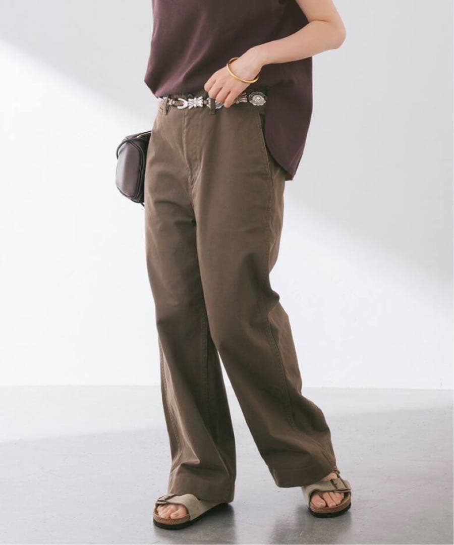 FRAMeWORK OVER SIZED CHINO パンツ