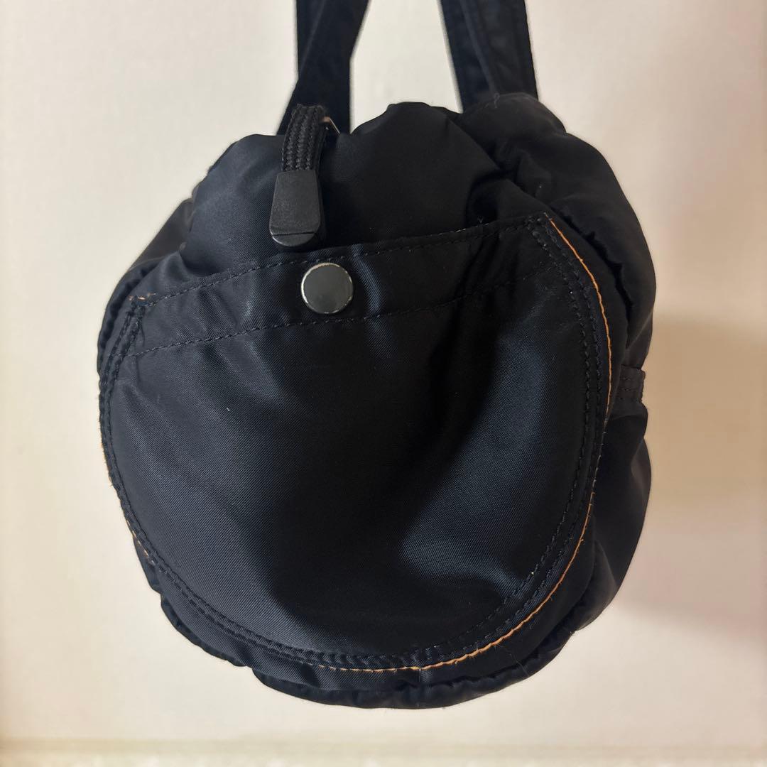 ポーター(PORTER)ドラムバッグS タンカー　ブラック　黒