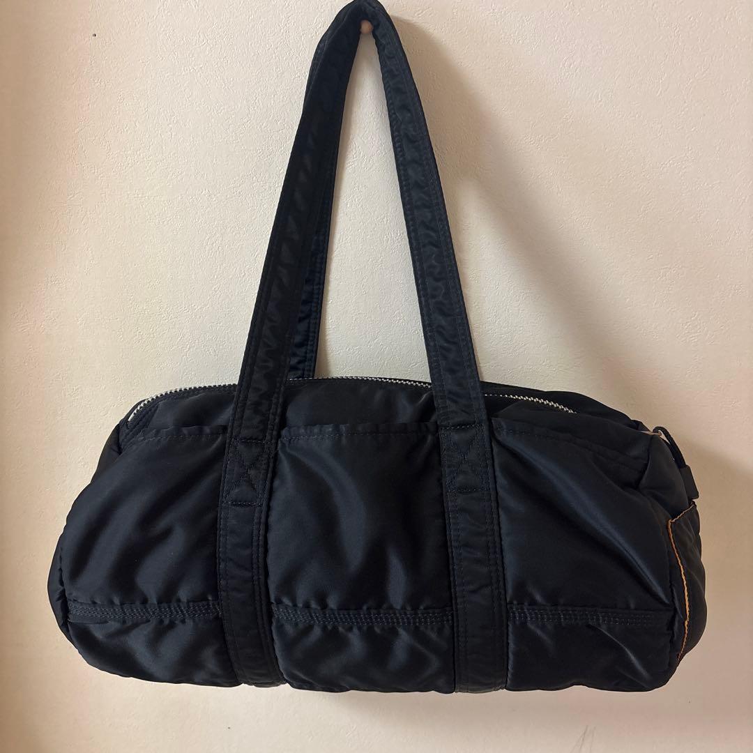 ポーター(PORTER)ドラムバッグS タンカー　ブラック　黒