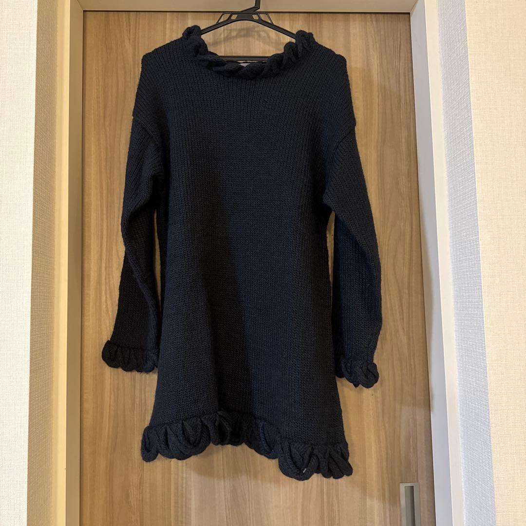 即日発送❗️美品✨ 高級品　トクコ・プルミエヴォル ワンピース　フリルネック