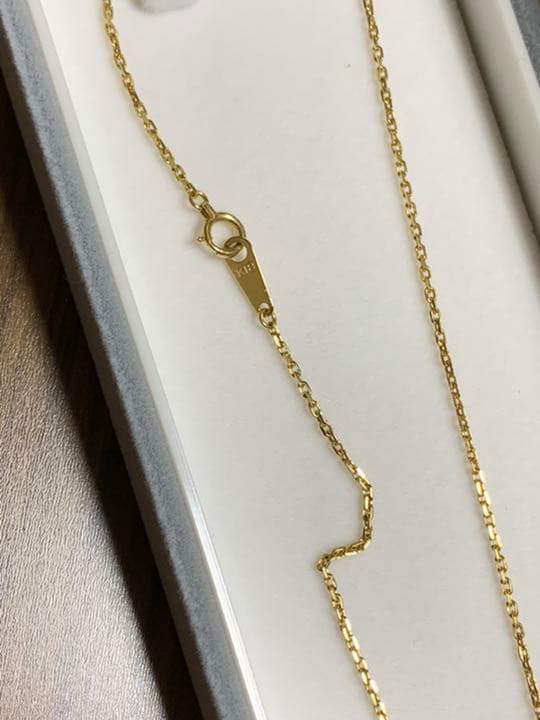 K18YG ピンクサファイアダイヤモンドネックレス