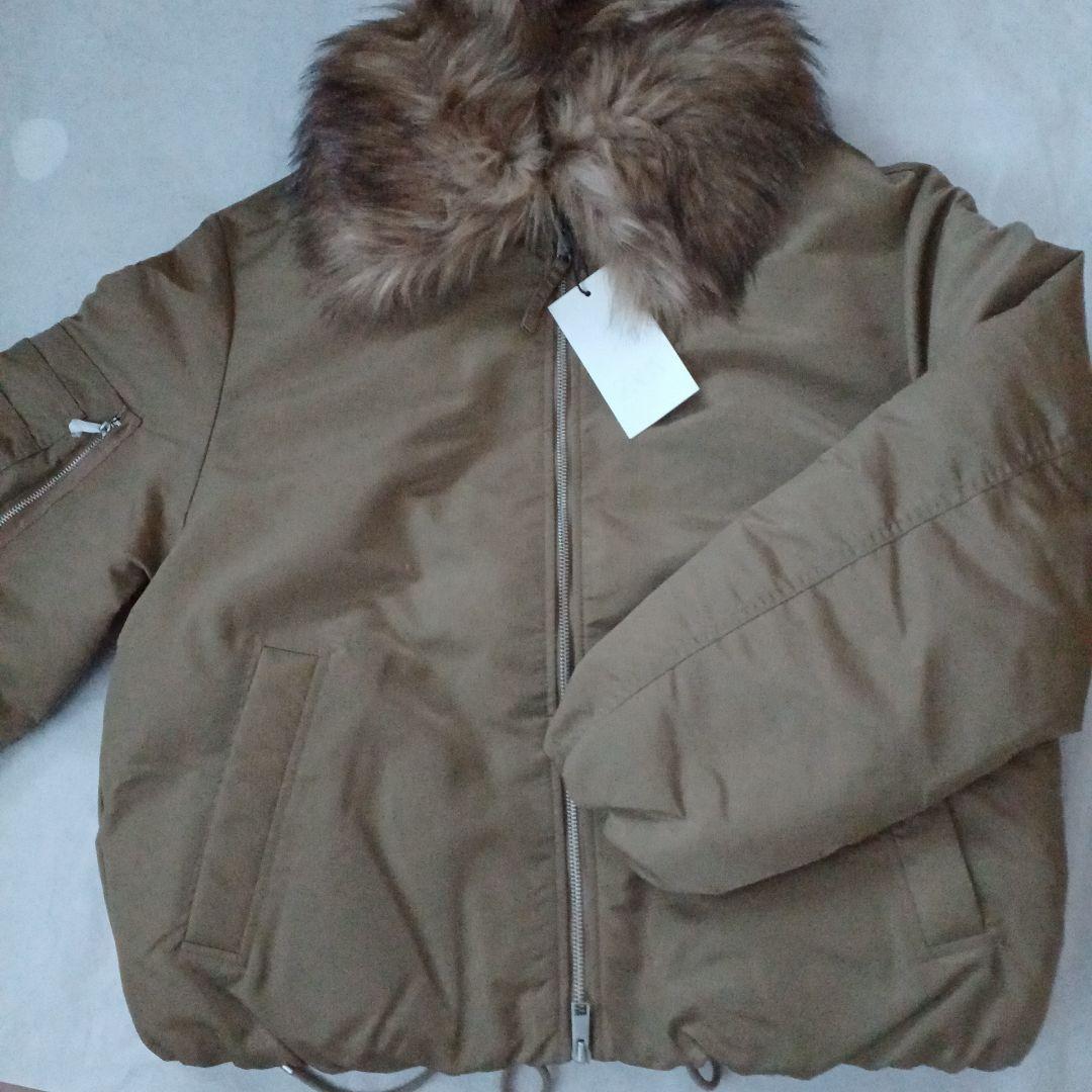 ZARA フェイクファー襟ボンバージャケット ZW COLLECTIO 完売品