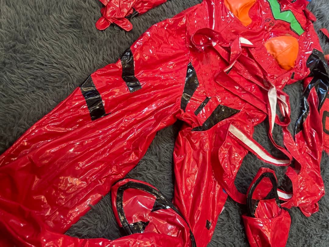 EVA アスカ 戦闘服 コス衣装 レザー調 Sサイズ フルセット