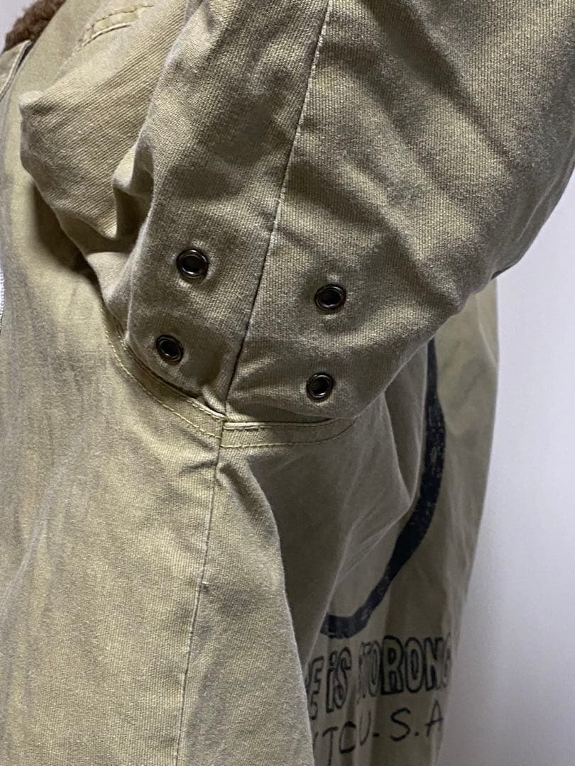 N-1タイプ デッキジャケット THE BLACK ACES ボア 40R