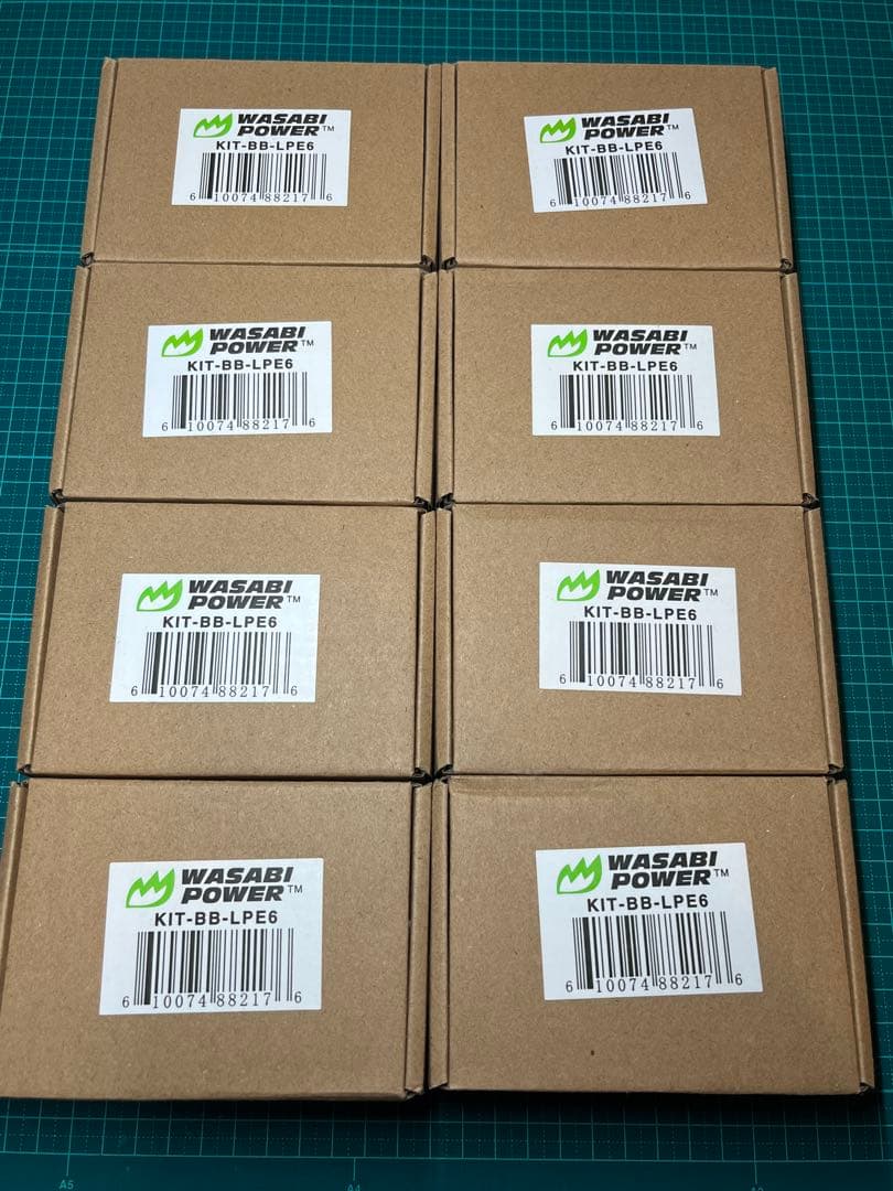 [新品未開封] LP-E6 タイプバッテリー2個と充電器8セット