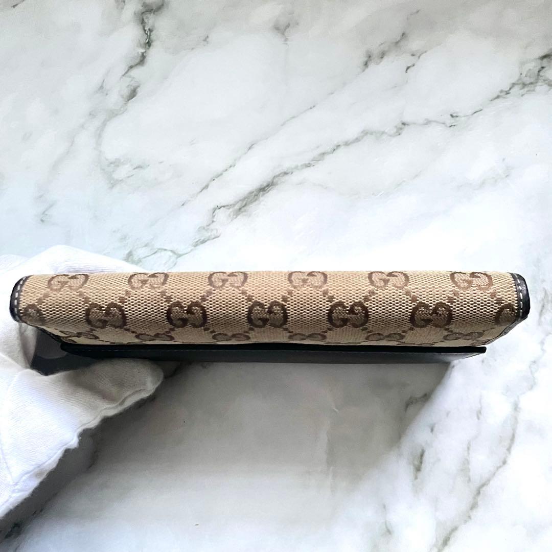 GUCCI グッチ ラブリーハート GGキャンバス 長財布　極美品　0117-①
