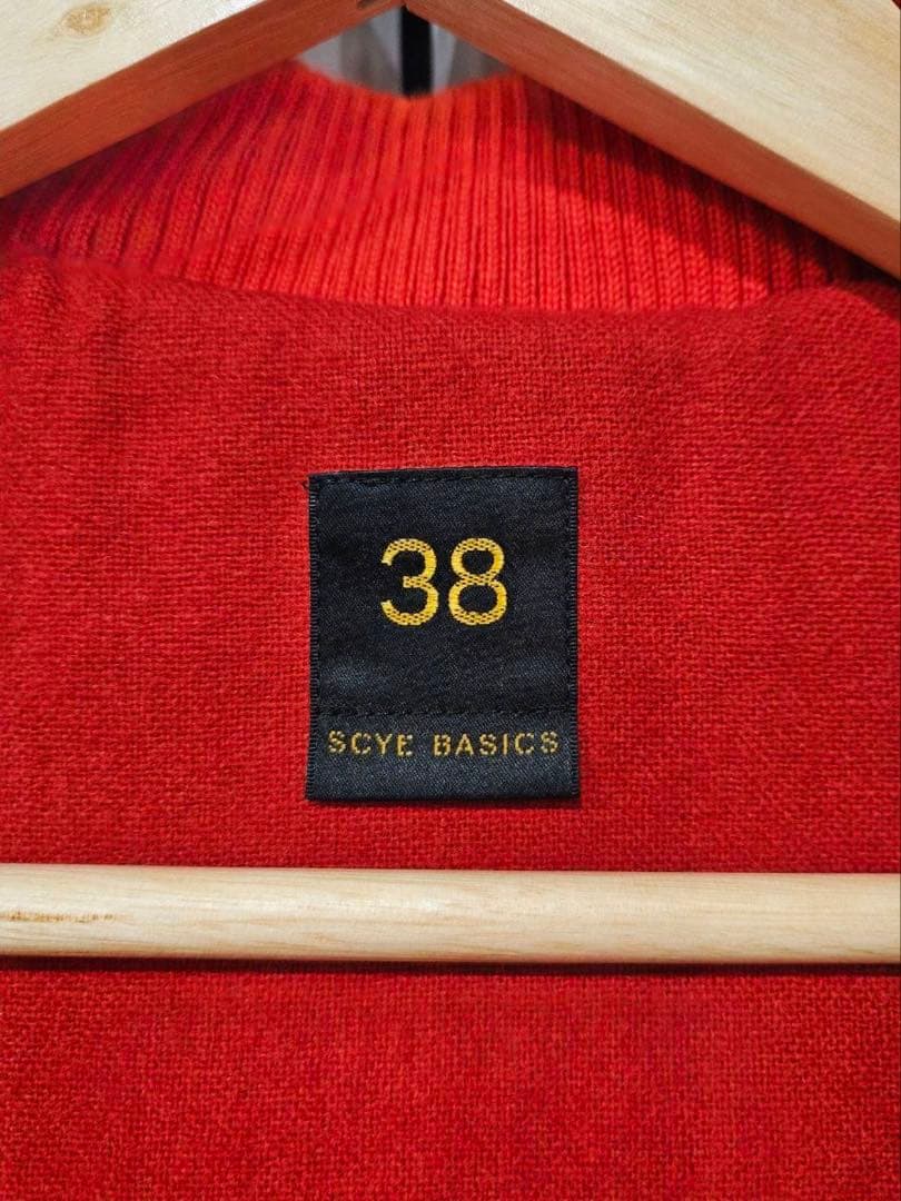【38】Scye サイ　ダッフルコート　レッド(アローズ別注)