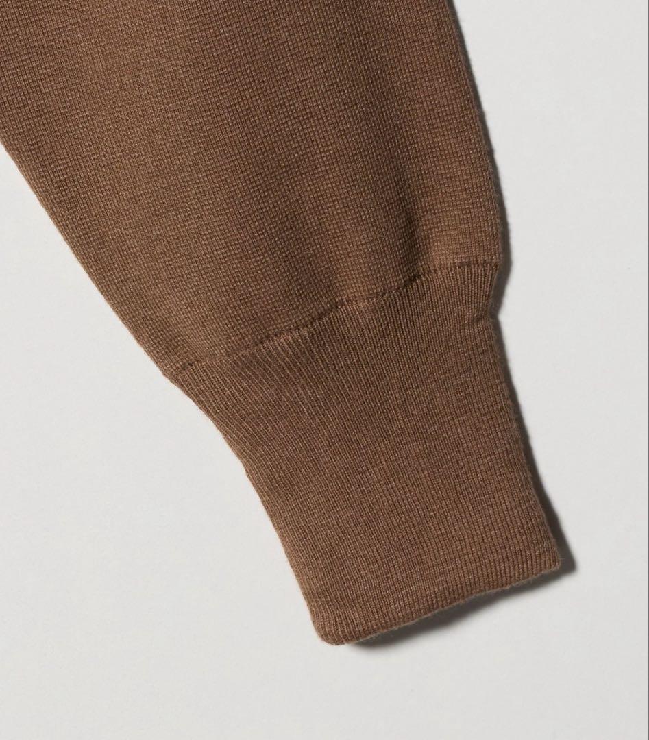 今期2025-26秋冬6（ROKU）コットンウールミラノリブタートルネックニット