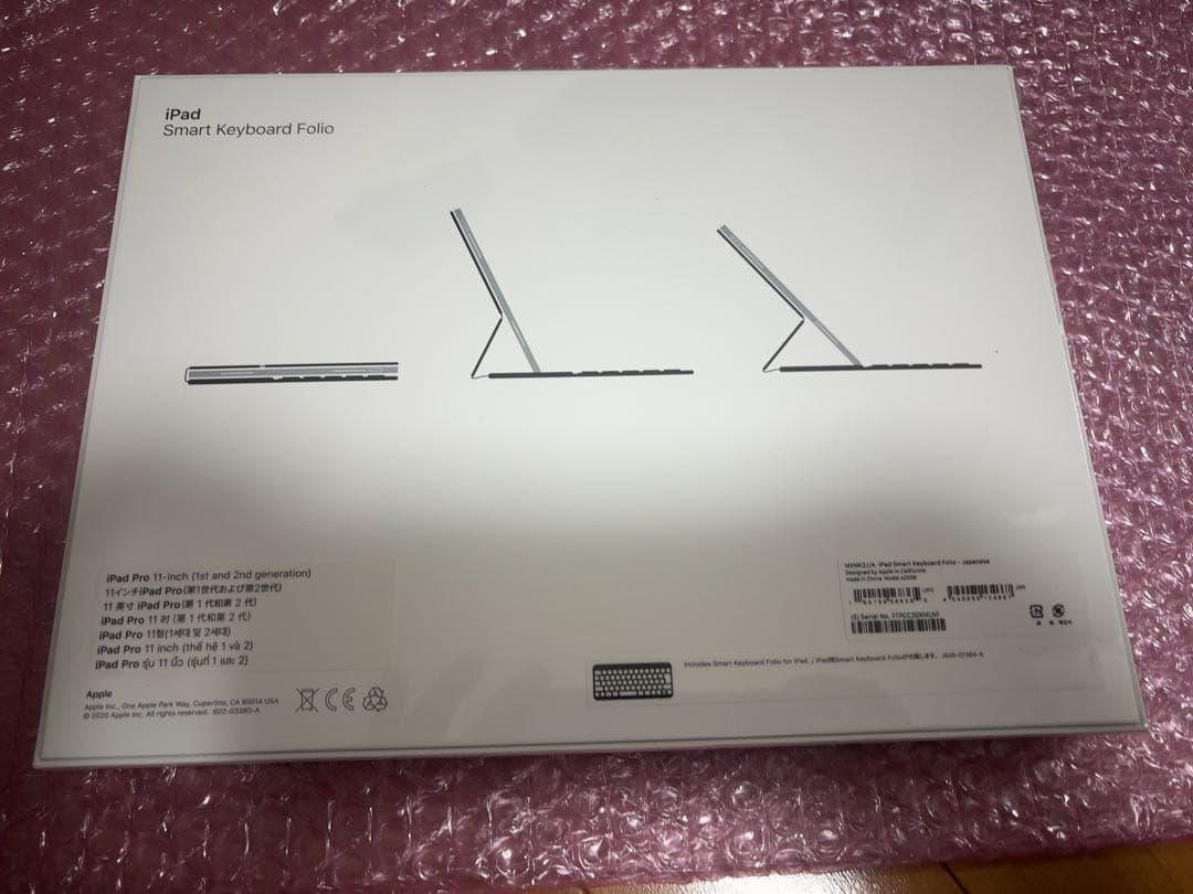 キーボード iPad Smart Keyboard Folio MXNK2J/A