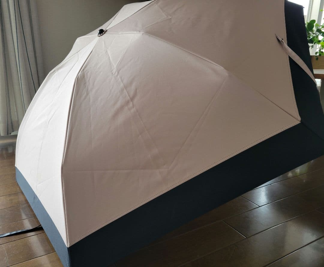 【クータン】サンバリア100　折りたたみ日傘 ３段折　ピンク