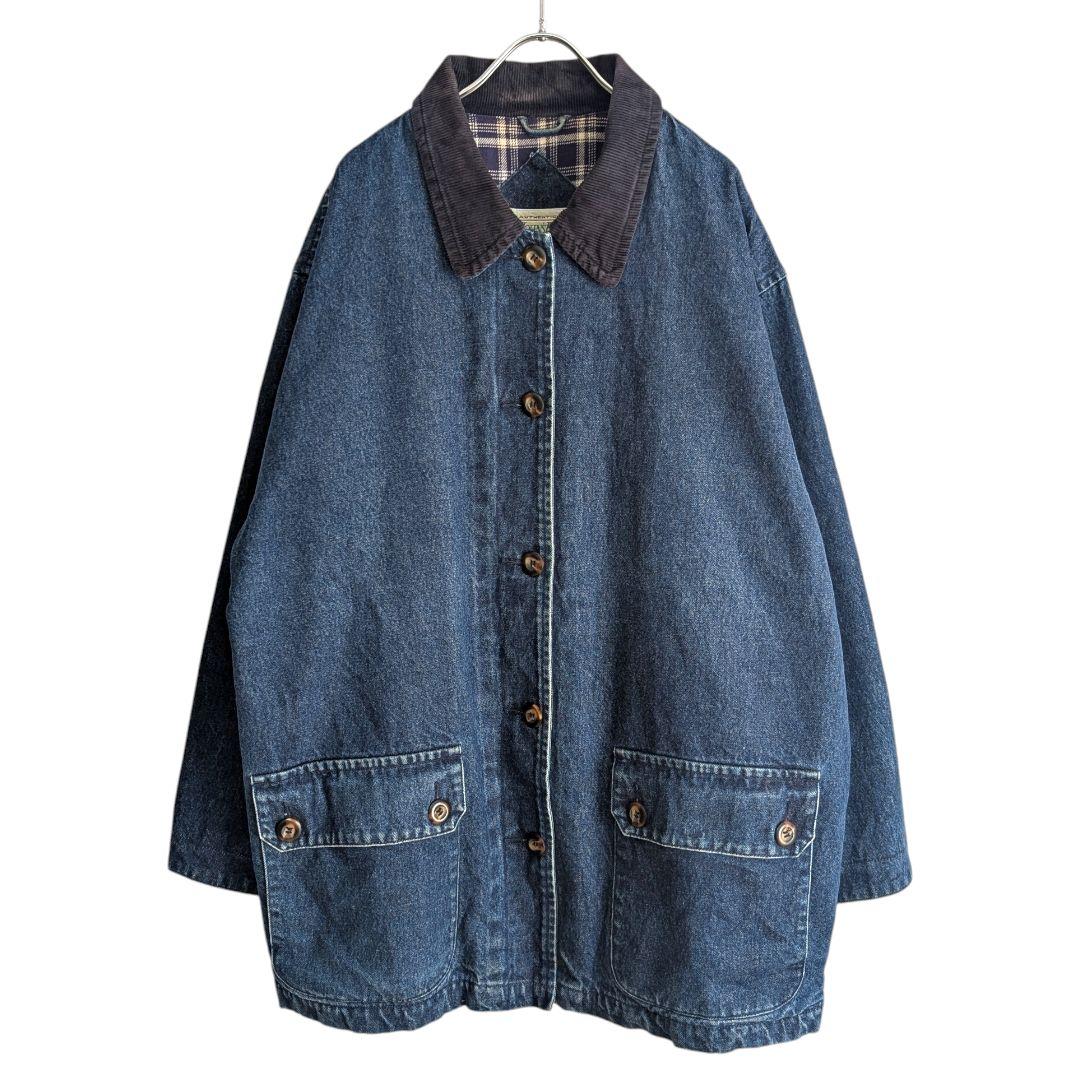 マーブ様 濃紺 80s ST.JOHN's BAY カバーオール 裏地付き