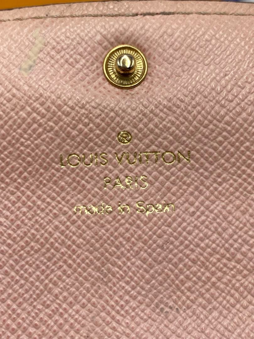 美品✨️ルイヴィトン モノグラムポルトフォイユ エミリー ルージュ M60136