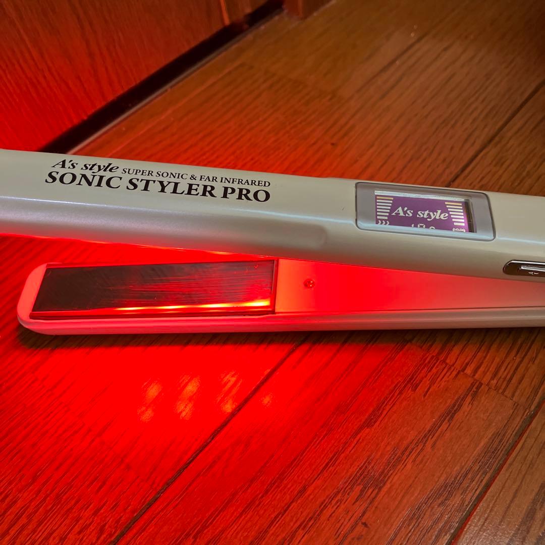 超音波ヘアアイロン A's styleアズスタイル ソニックスタイラープロ