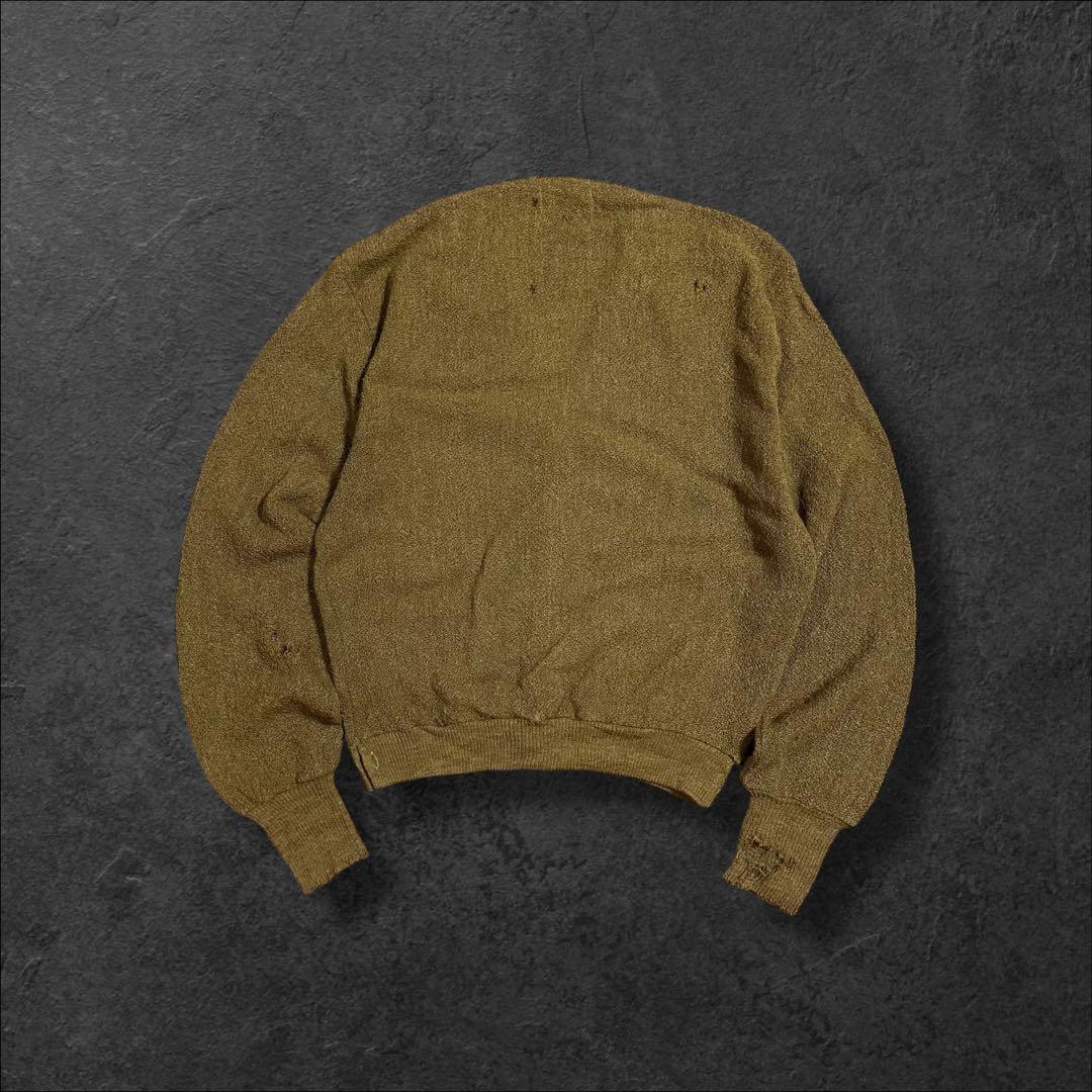 Pebble Baech カーディガン 60s アルパカ100% グランジ ボロ