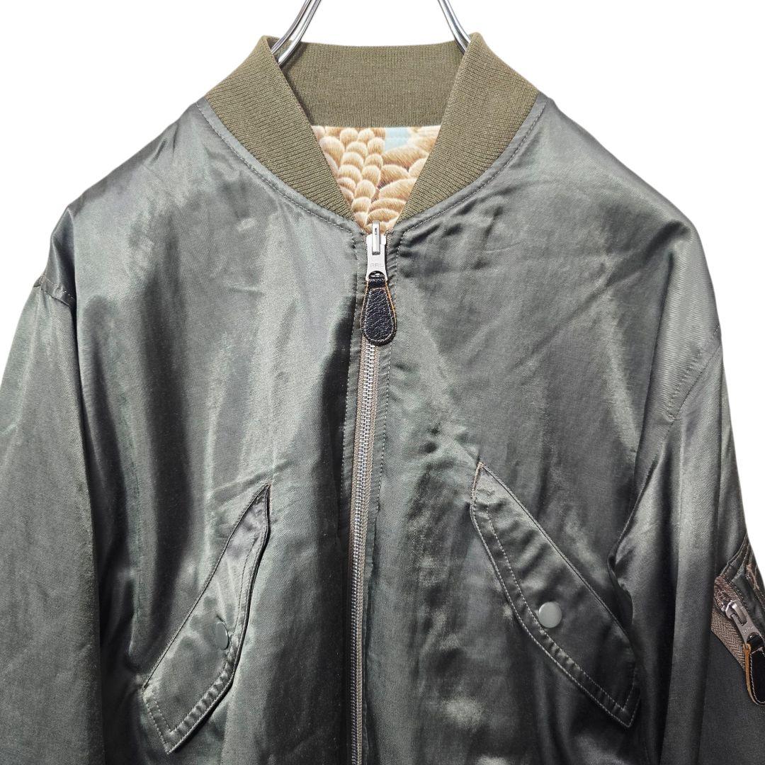 RRL ダブルアールエル リバーシブル MA-1 スカジャン 和柄 鷹