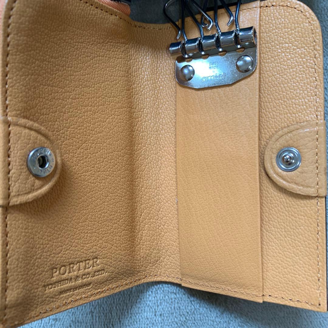 PORTER ブラック レザー キーケース箱付き未使用