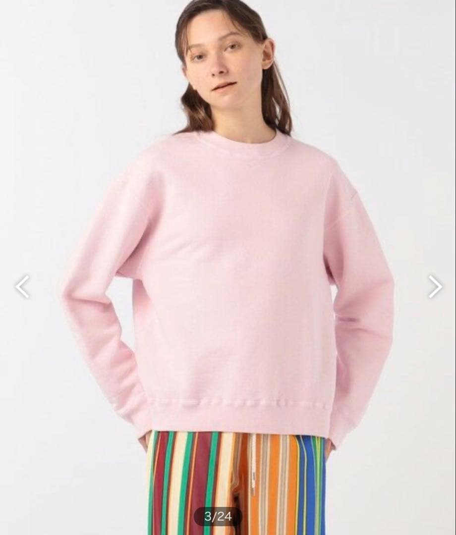 Aton ピンク スウェット 2サイズ