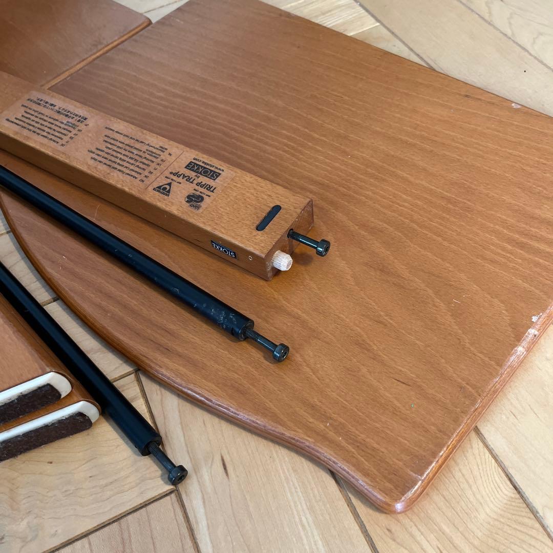 中古　ストッケ　チャイルドチェア　チェリー　トリップ　トラップ　①
