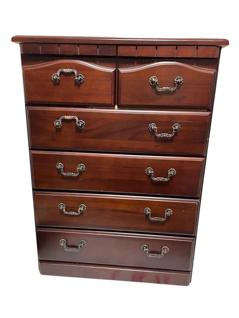 ダークブラウン 木製 タンス チェスト　アンティーク　インテリア　家具　棚