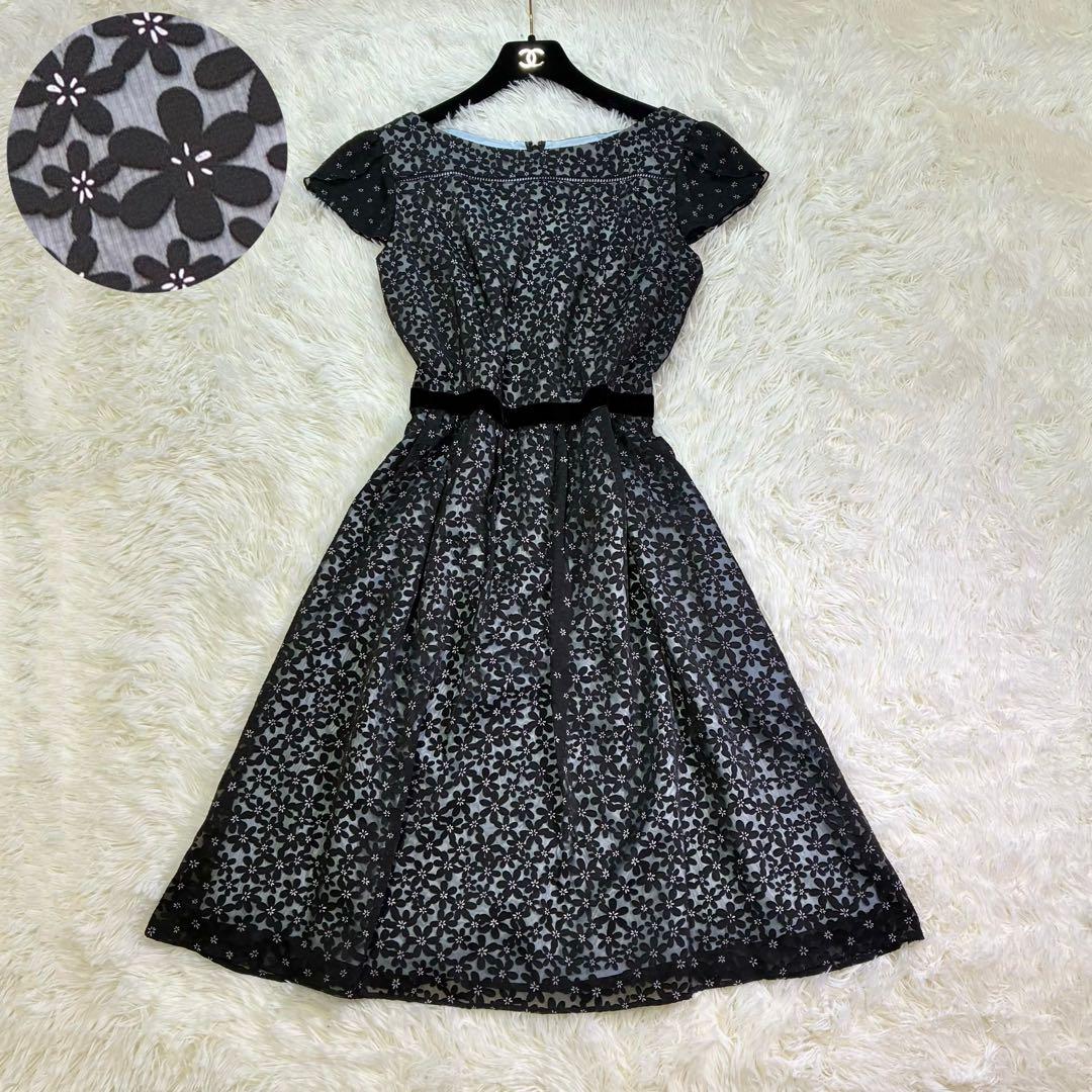 【美品】トッカ WINTER COSMOSドレス ワンピース 総柄 花柄 6