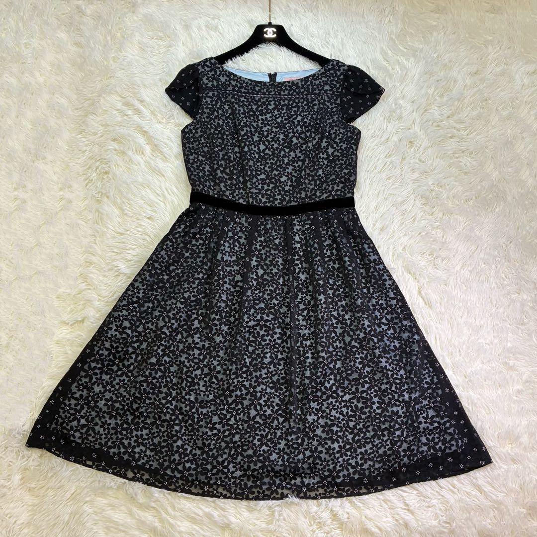 【美品】トッカ WINTER COSMOSドレス ワンピース 総柄 花柄 6