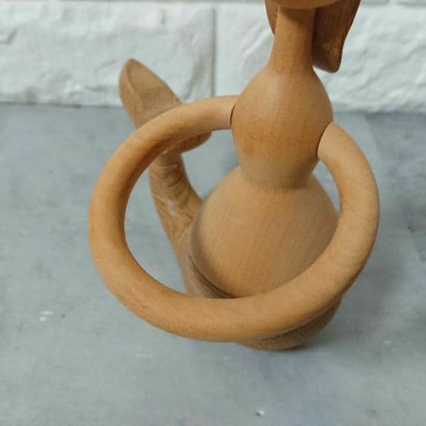 超稀少 木製 アーキテクトメイド マーメイド オブジェ デンマーク製 人魚