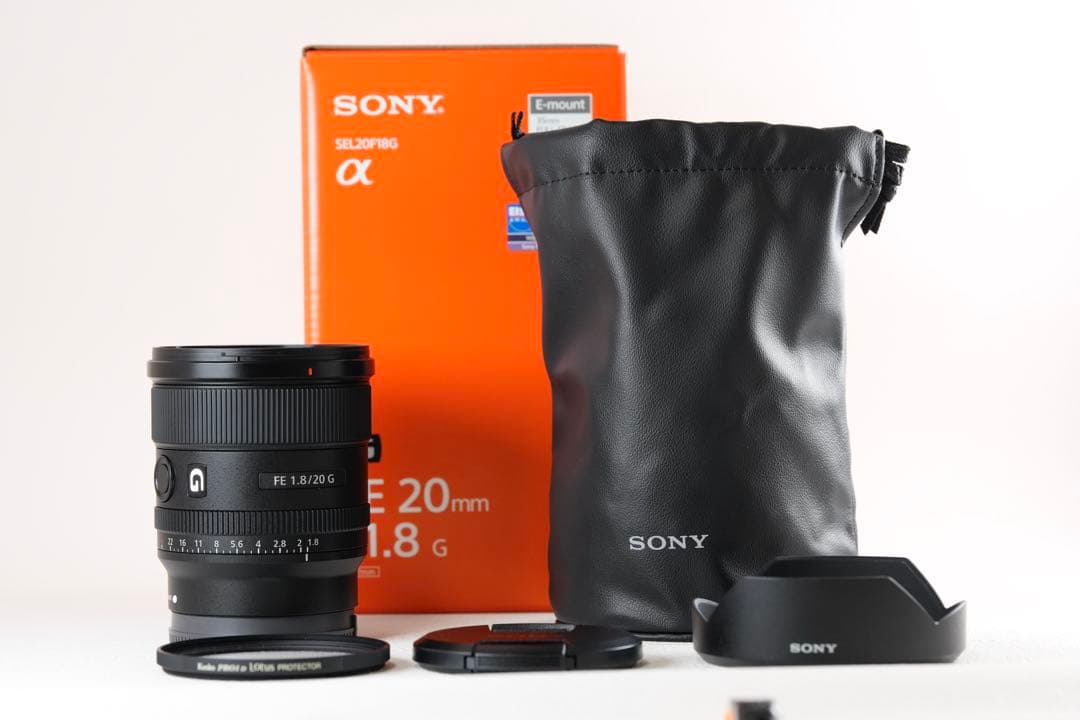 【美品】SONY FE 20mm F1.8 G レンズ