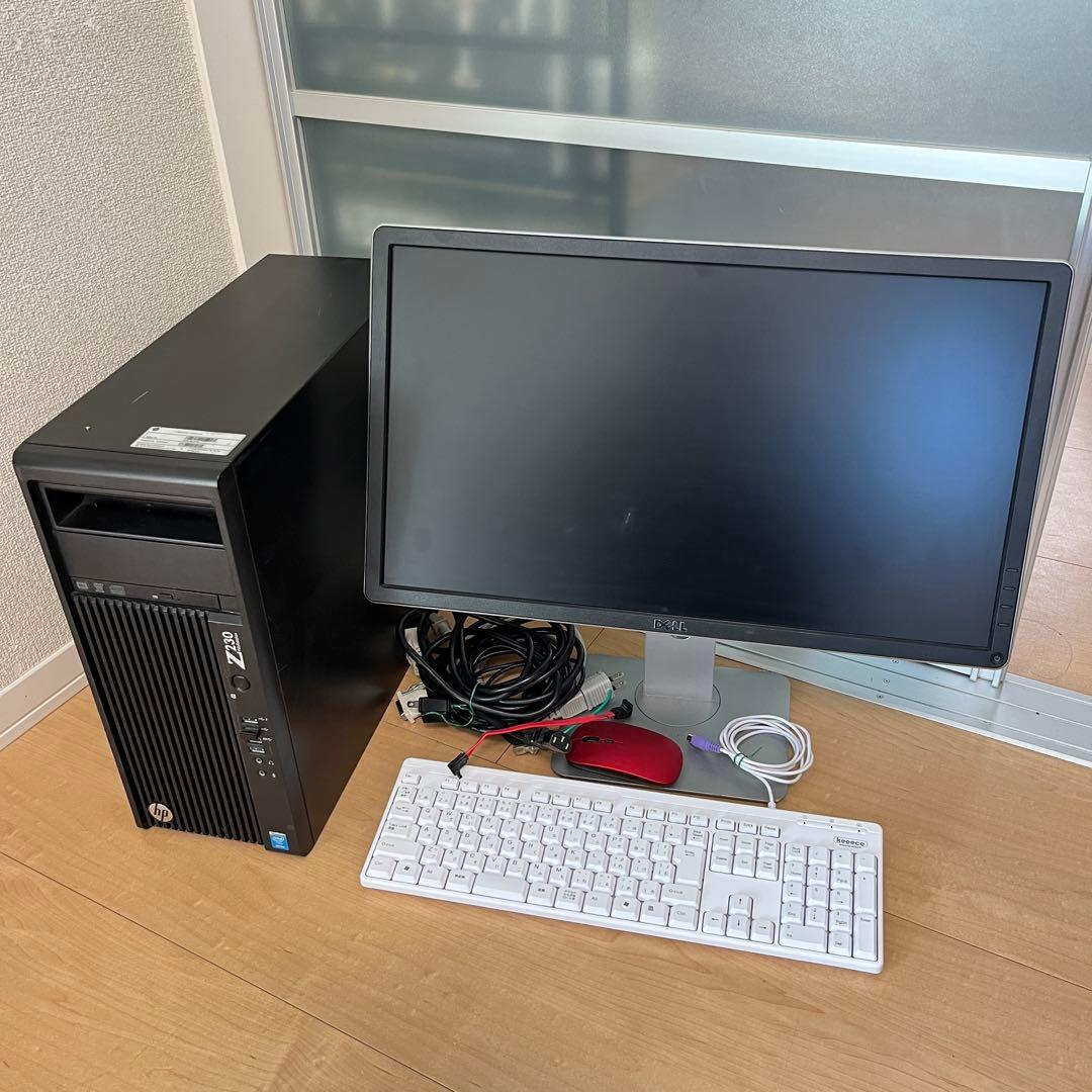 HP デスクトップPC ＋ DELLモニター等セット