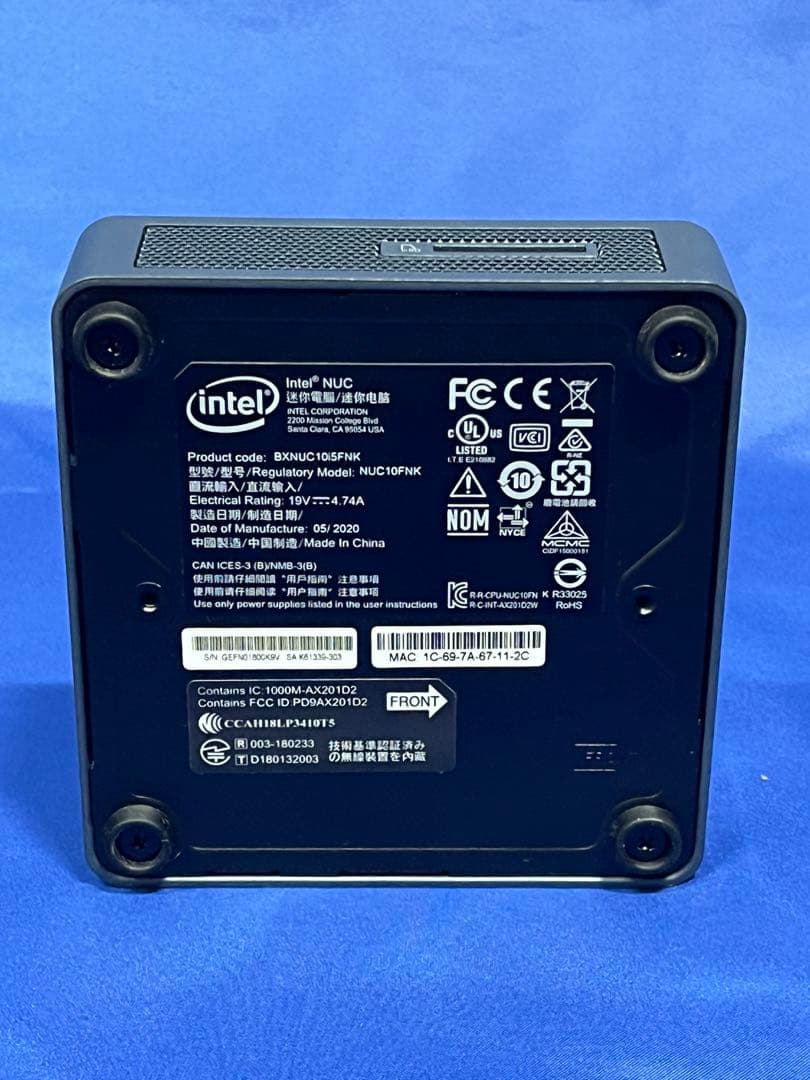 ⭐️M21A⭐️ミニPC intel i5-10210U SSD256