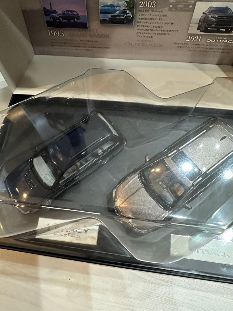 SUBARU　レガシィ&アウトバックダイキャストミニカーセット　1/43