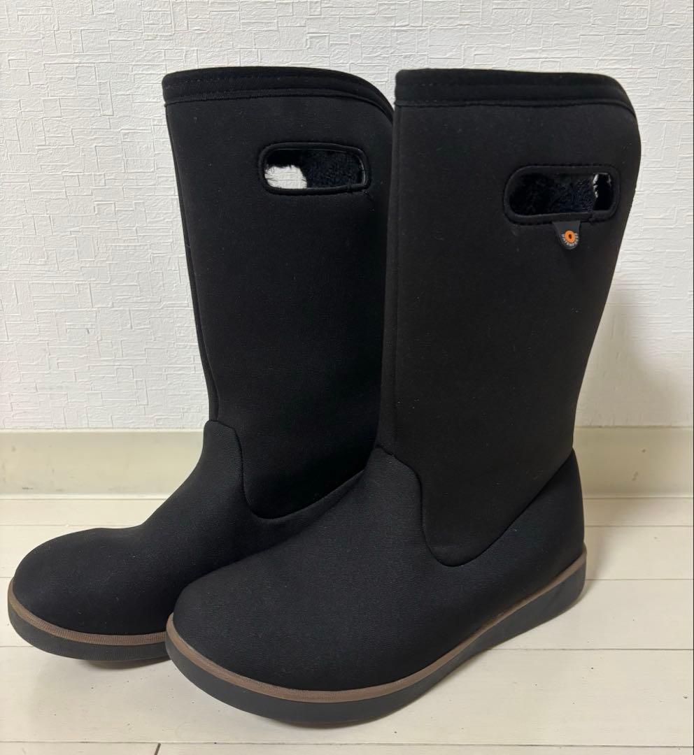 【良品】BOGS ボグス レディース　スノーブーツ　ブラック　24センチ