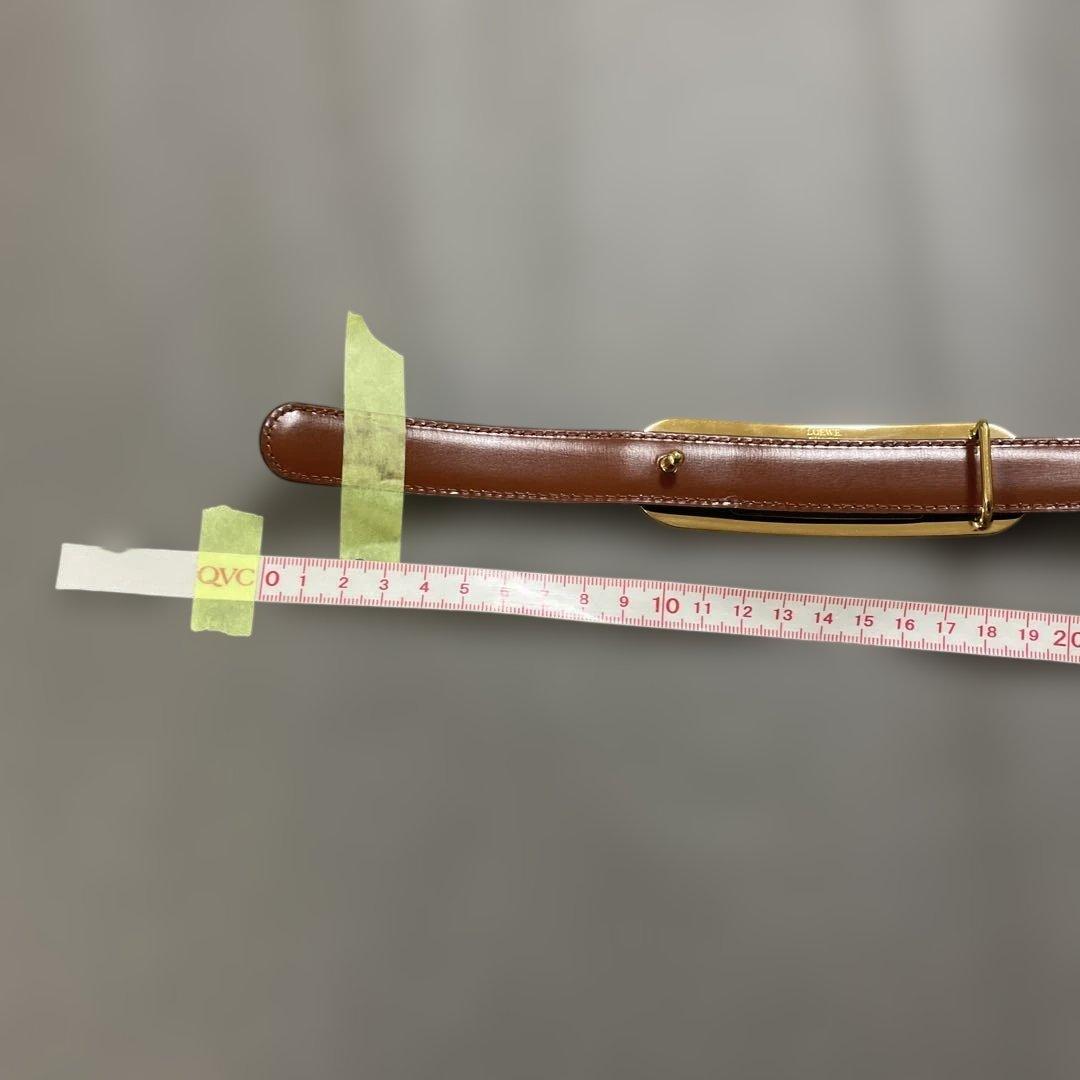 LOEWE ブラックレザーベルト 30-75