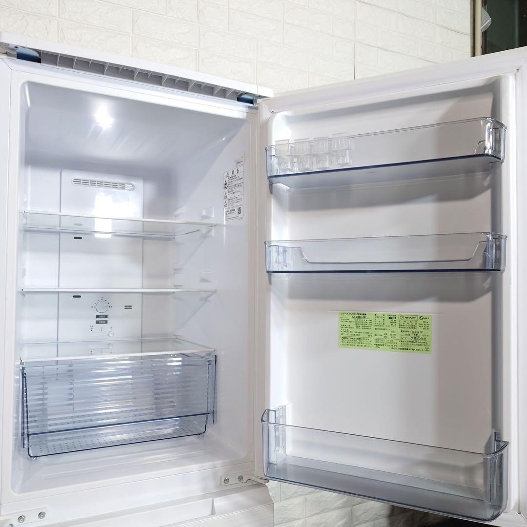 SHARP 冷蔵庫 SJ-D18H-W 179L 2022年製 家電 L001