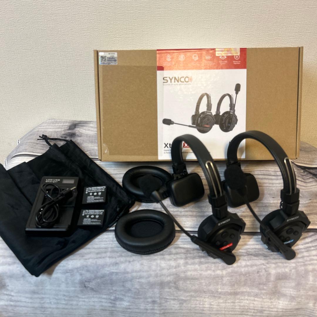 SYNCO-Xtalk-x2-ワイヤレス-ヘッドセット