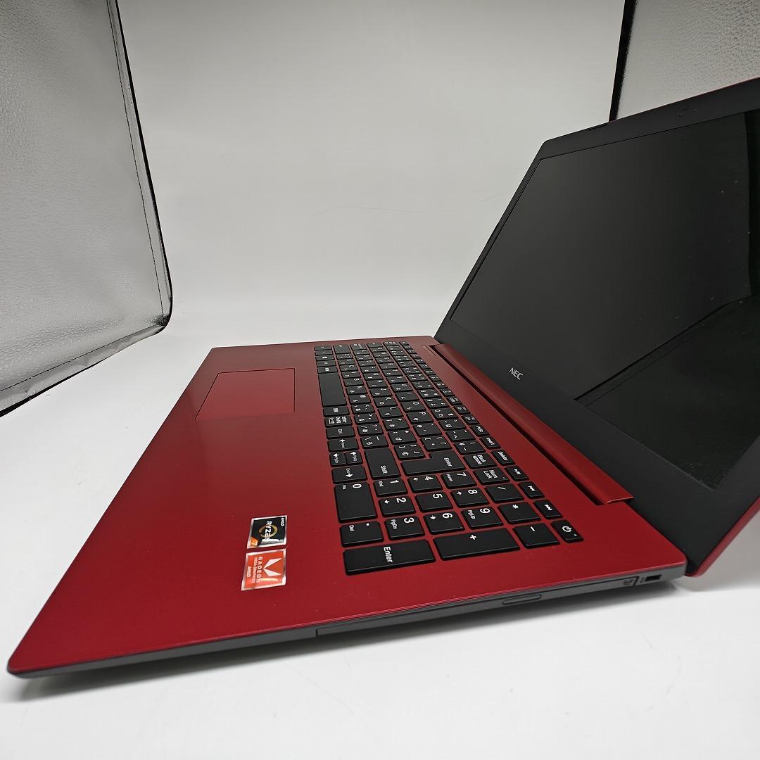 【NEC】Lavie Ryzen7 SSD256GB 12GB 赤 ノートPC
