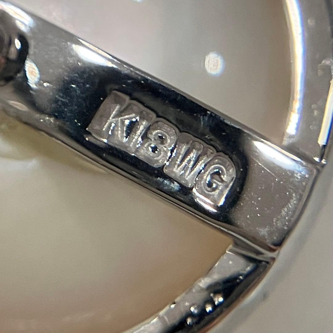 マベパール　真珠 k18wg ネクタイピン 日本製
