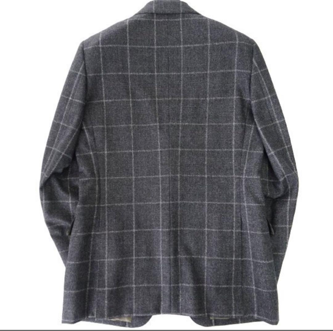 ケントアヴェニュー伊Marzotto Super100'SスーツA6(L)灰秋冬