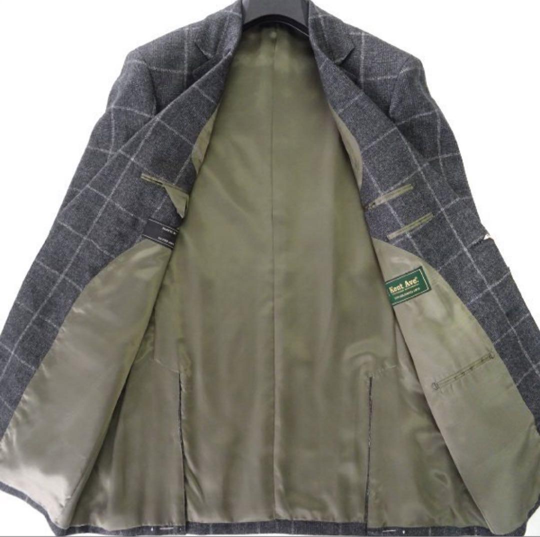 ケントアヴェニュー伊Marzotto Super100'SスーツA6(L)灰秋冬
