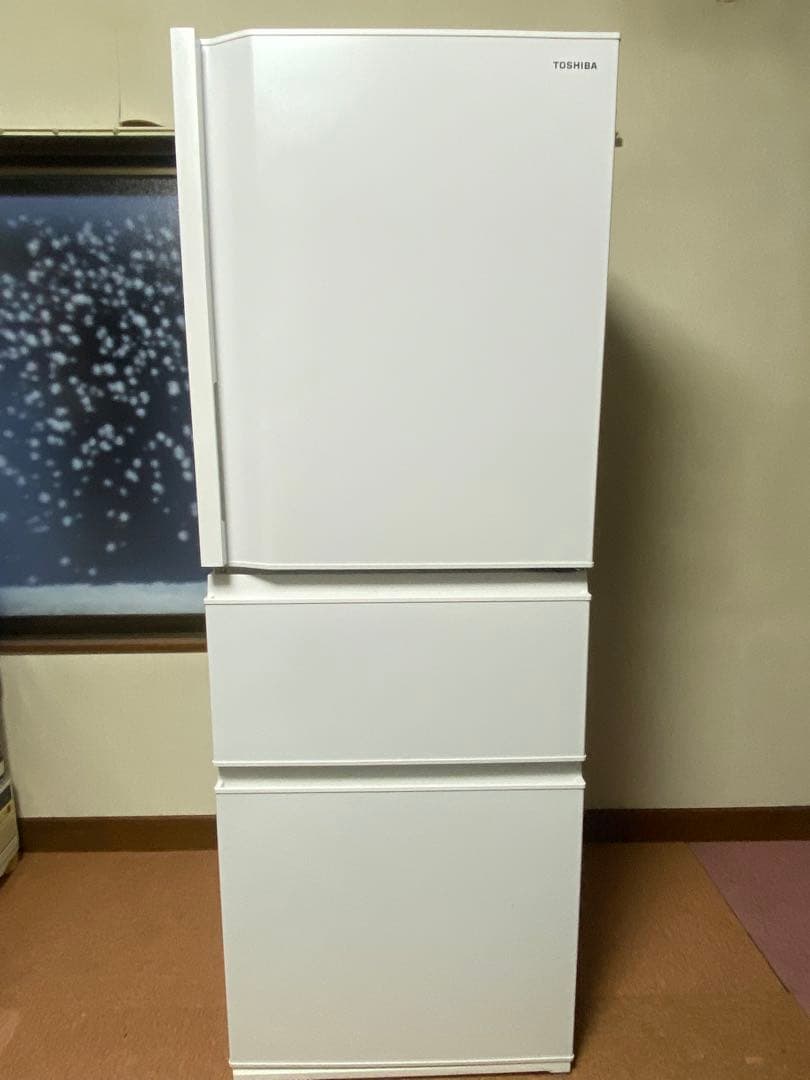 2025年製 TOSHIBA 冷凍冷蔵庫 GR-W33SC 326L 自動製氷