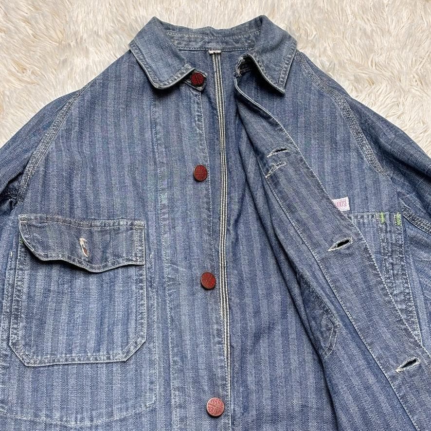 希少　WAREHOUSE ウェアハウス　カバーオール　ヴィンテージ　ヘリンボーン