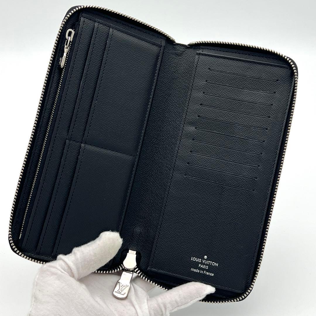 【最高級美品】ヴィトン ジッピー ヴェルティカル エピ 長財布 ブラック 黒