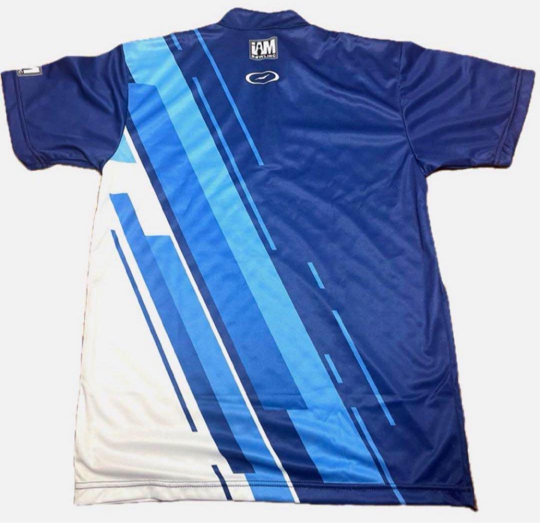 【米国輸入品】ストーム ボウリングウェア ブルーストライプ( L サイズ相当)